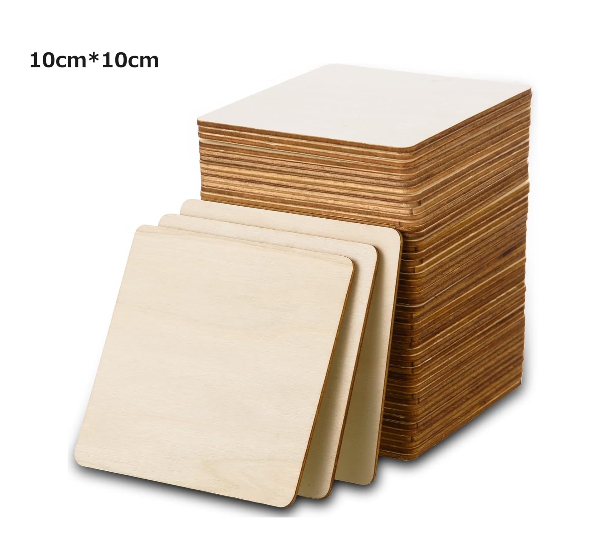 Amazon | siawadeky 木製スライス 50枚セット 滑り止め 断熱マット